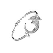 White Gold Crescent Bracelet (Demo)