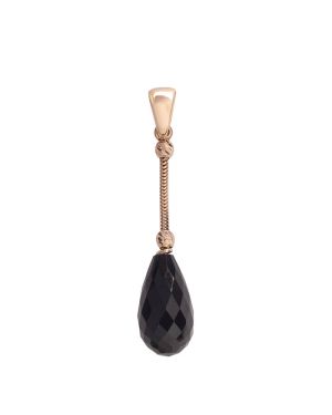 Gold Earrings With Agate (Demo)