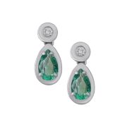 Earrings With Emerald (Demo)