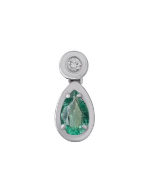 Earrings With Emerald (Demo)