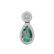 Earrings With Emerald (Demo)