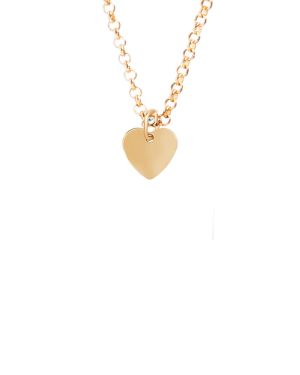 Heart Shaped Gold Necklace (Demo)